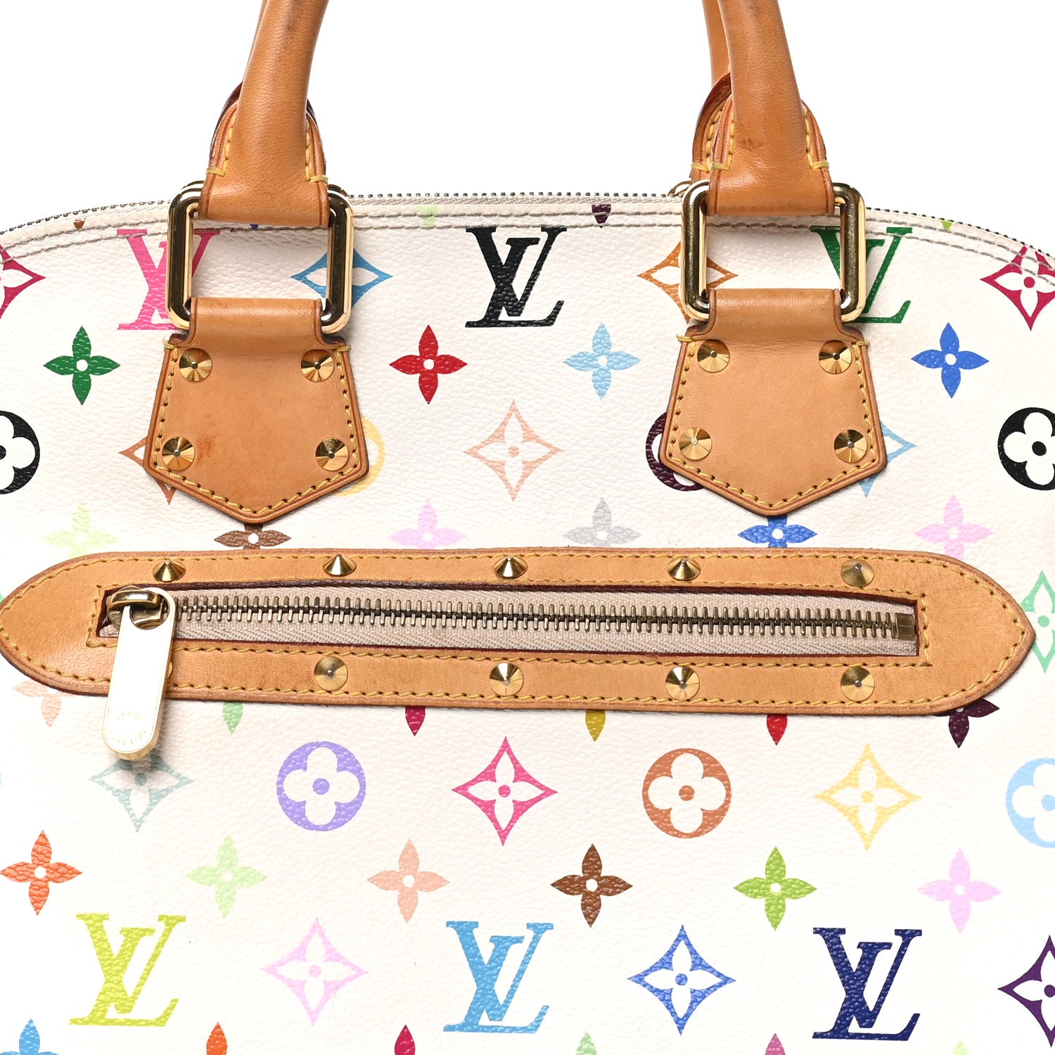 Louis Vuitton Monogram Multicolor Alma PM White 7 of 11
