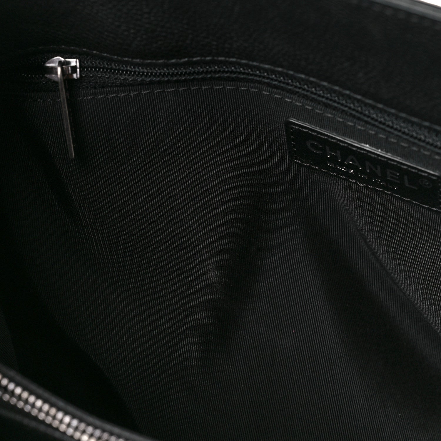 Chanel Caviar Quilted Large Casual Pocket Tote Black 11 of 13