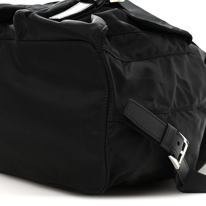 Prada Tessuto Nylon Saffiano Medium Backpack Black 10 of 10