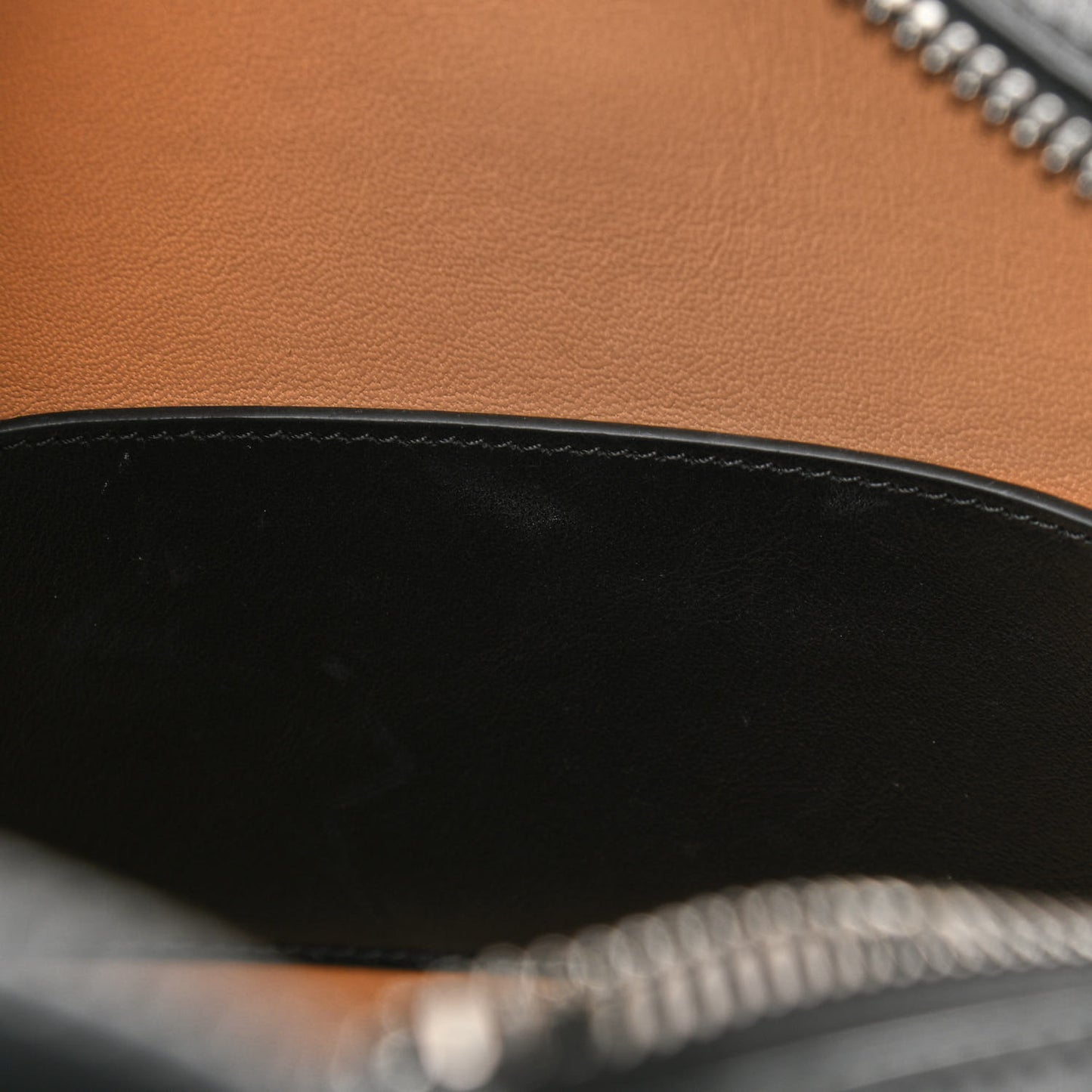 Calfskin Top Handle Bag White Black