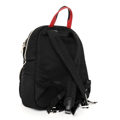 Prada Tessuto Nylon Pocket Cargo Backpack Black Fuoco 3 of 9