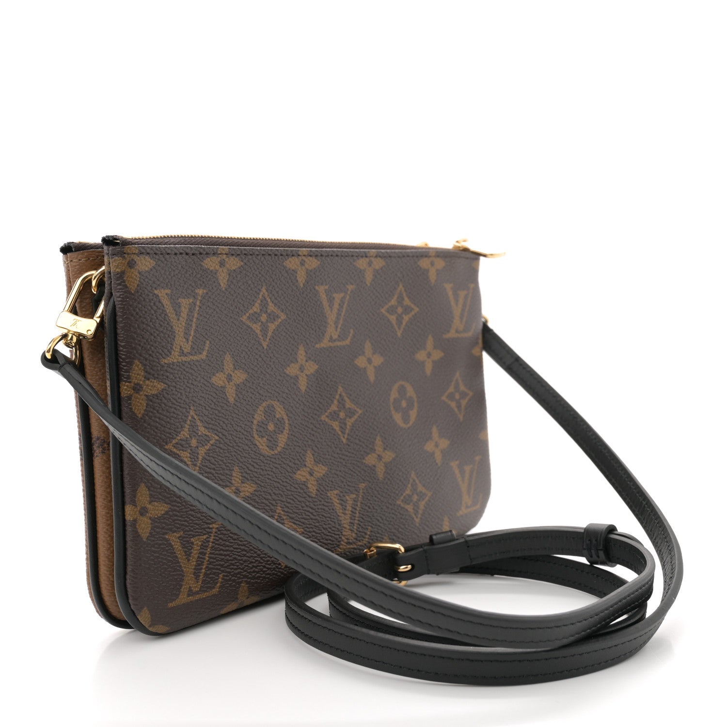 Louis Vuitton Reverse Monogram Giant Double Zip Pochette 2 of 11