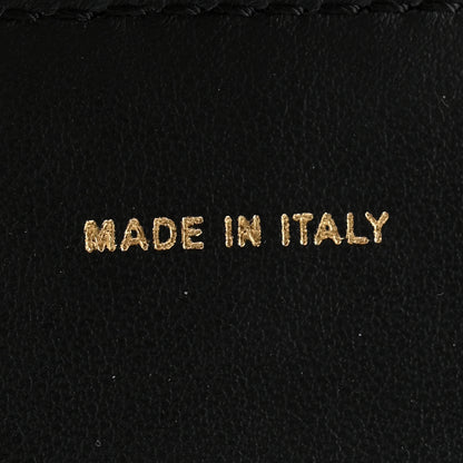 Fendi Cannete Ribbon Poly Vitello Century Logo Adjustable Strap You Lollipop Limon Black 4 of 7