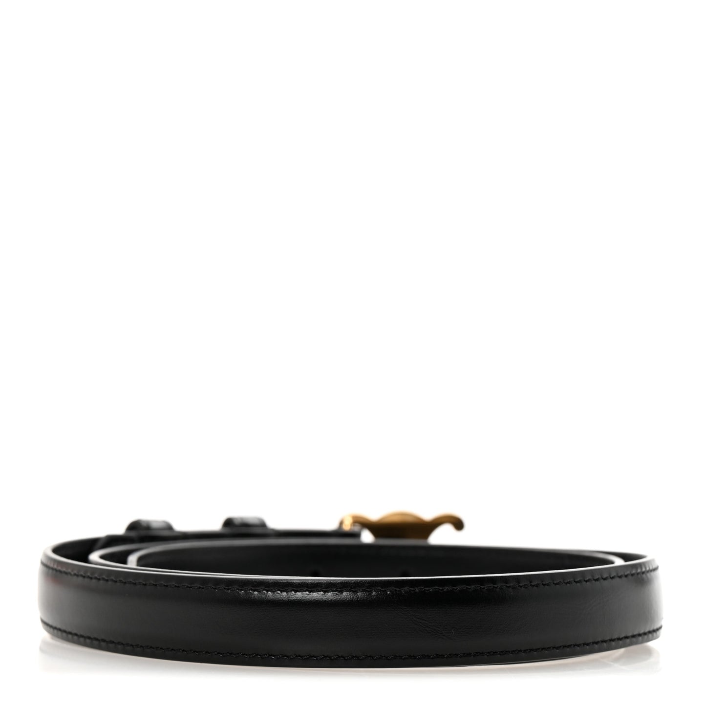 Box Calfskin Medium 25mm Triomphe 80 32 Belt  Black