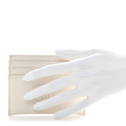 Chanel Caviar Quilted Timeless Multi Card Holder White 2 of 9