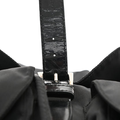 Prada Nylon Vela Medium Backpack Black 9 of 9