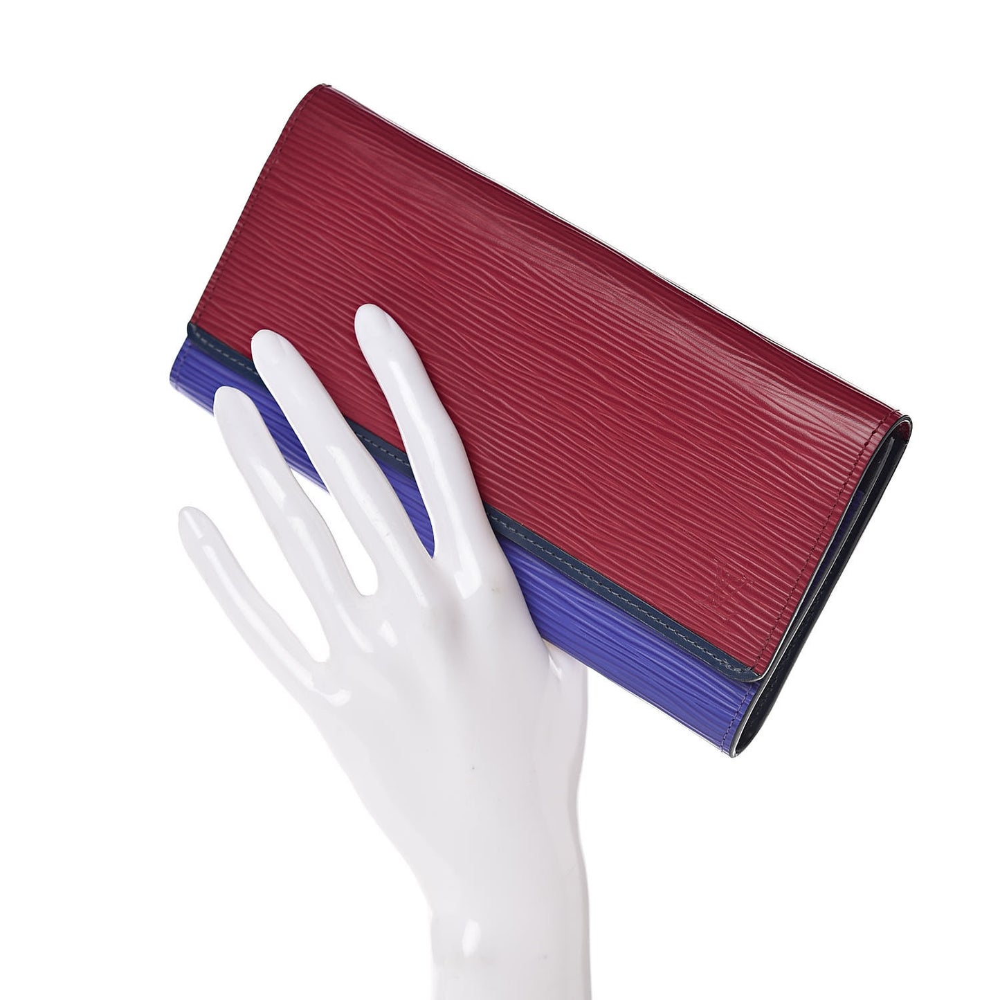 Epi Flore Tri-Color Wallet Fuchsia