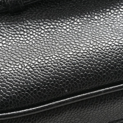 Chanel Caviar CC Vanity Cosmetic Case Black 9 of 9