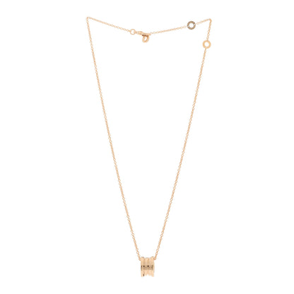 Bulgari 18K Rose Gold B.Zero1 Pendant Necklace 3 of 12