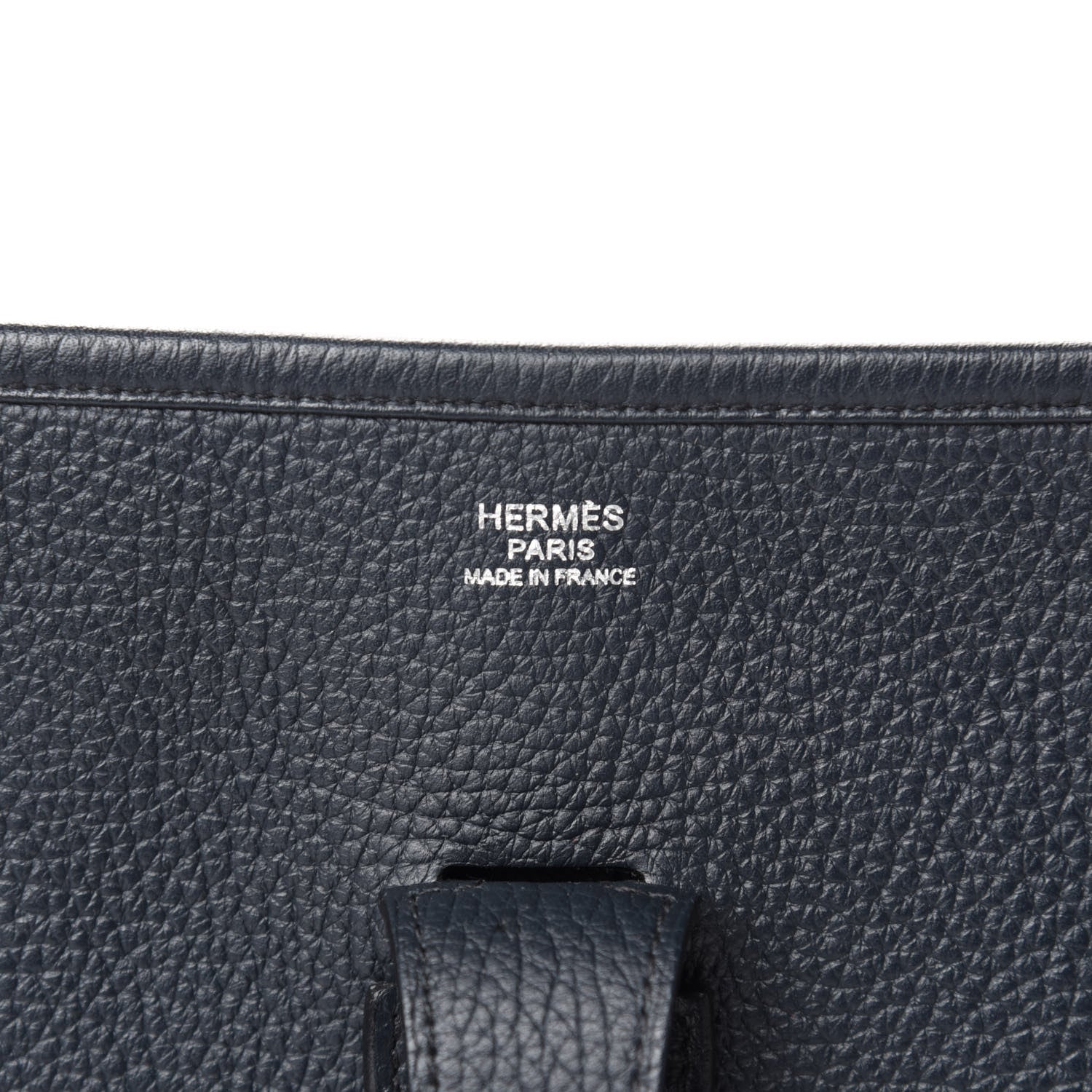Hermes Taurillon Clemence Amazone Evelyne III GM Bleu Obscur Ultraviolet 8 of 10