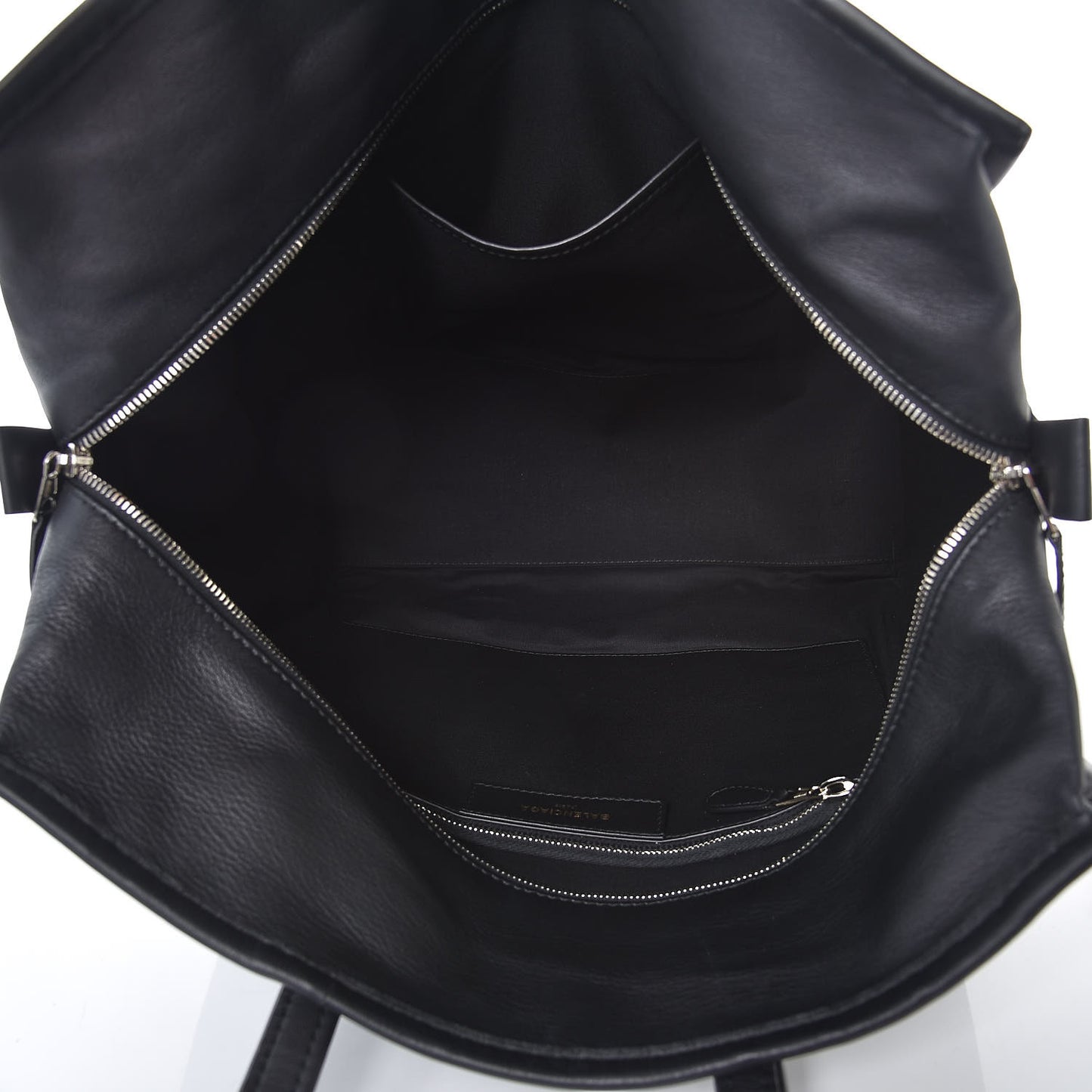 Agneau Medium Bazar Shopper Tote Black