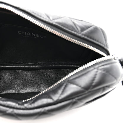 Chanel Lambskin Quilted Small Camera Case Black 5 of 11