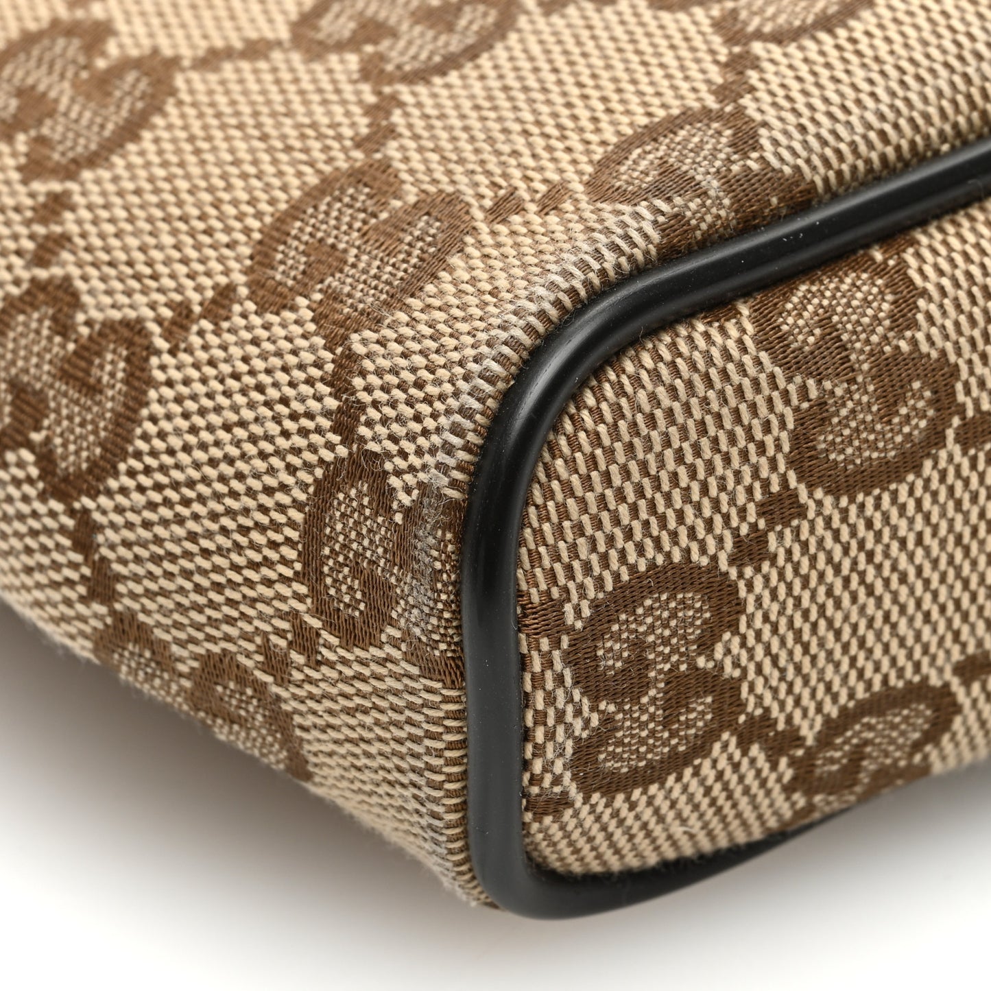 Monogram Dollar Calfskin Belt Bag Beige Ebony Testa di Moro Marrone Scuro