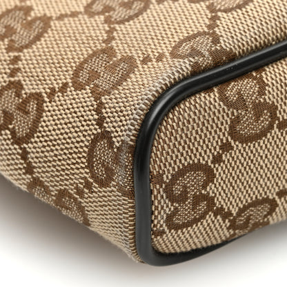 Gucci Monogram Dollar Calfskin Belt Bag Beige Ebony Testa di Moro Marrone Scuro 10 of 10