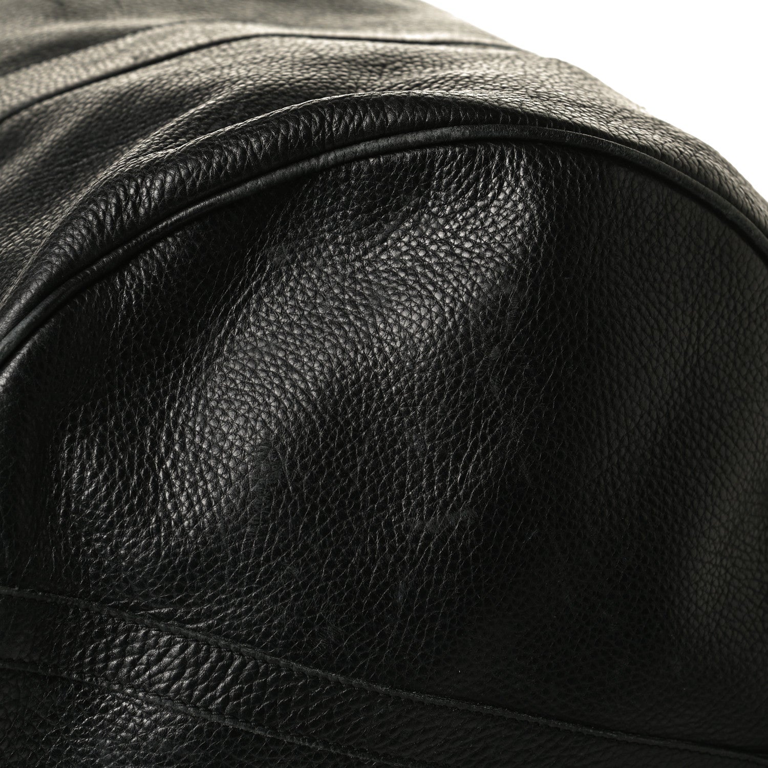 Burberry Calfskin Check Duffle Bag Black 13 of 18