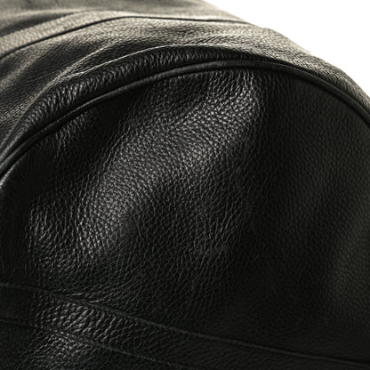 Burberry Calfskin Check Duffle Bag Black 13 of 18