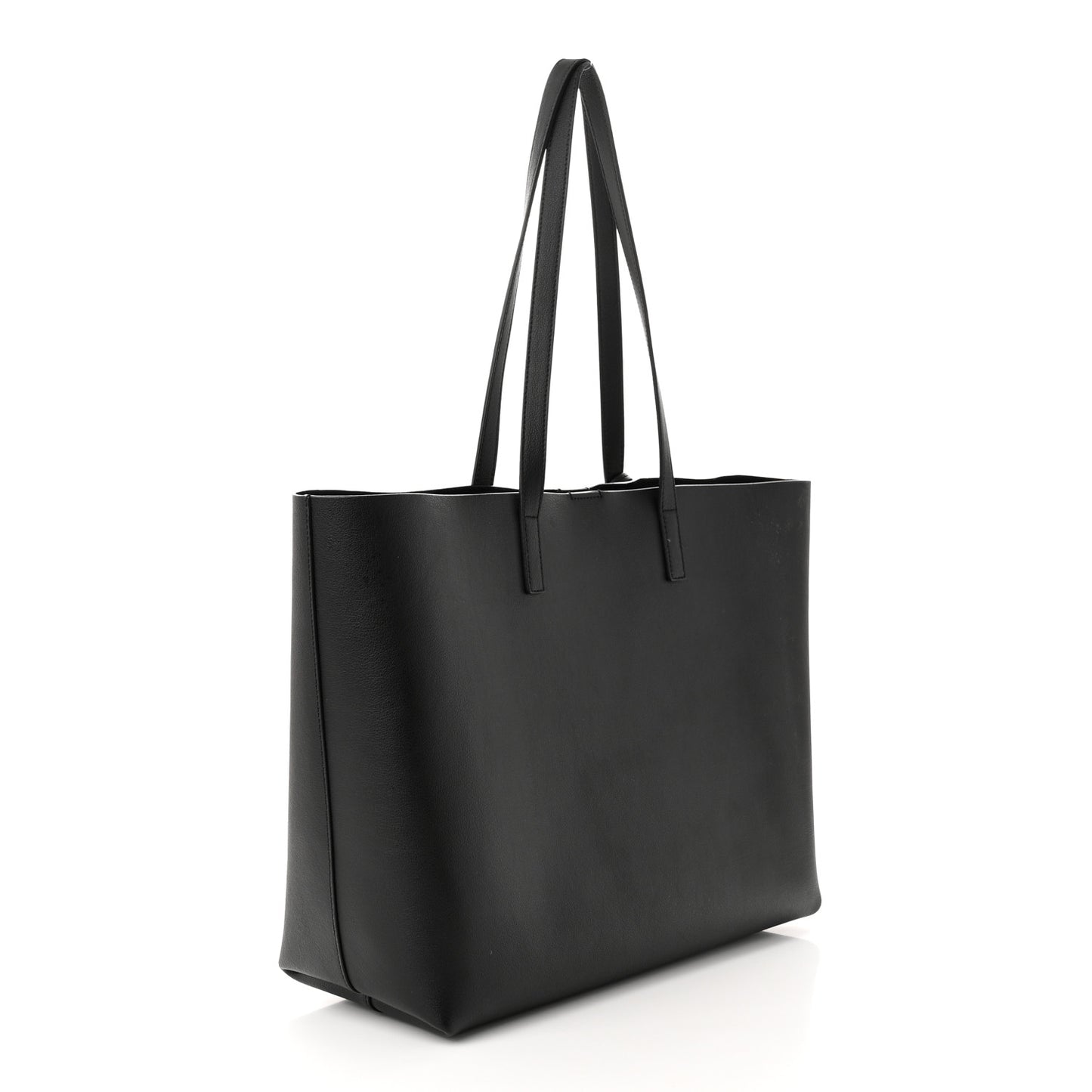 Calfskin Large Shopping Tote Black