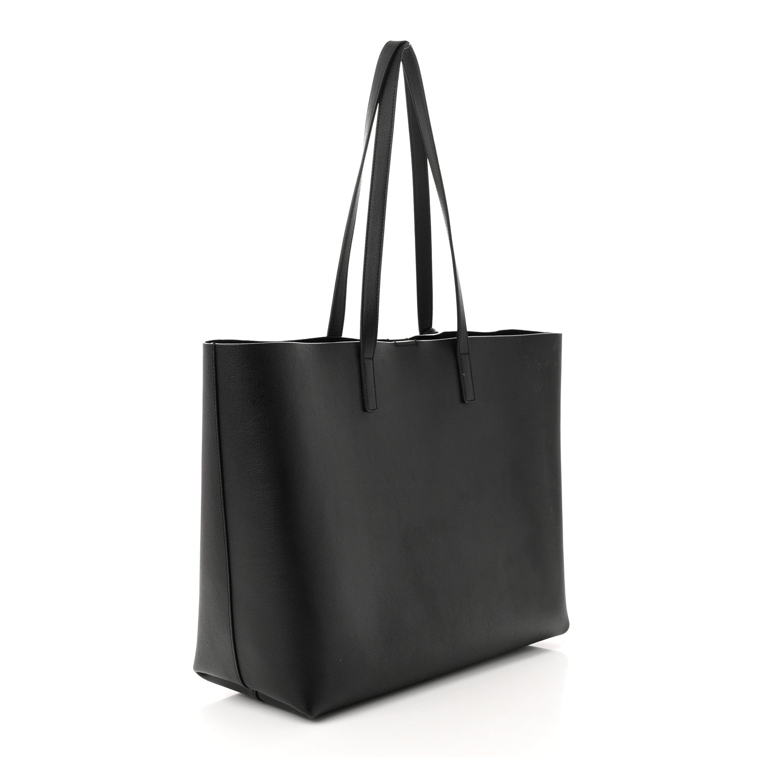 Saint Laurent Calfskin Large Shopping Tote Black 4 of 16