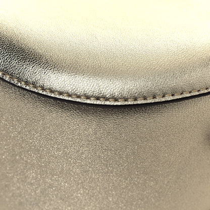 Chloe Metallic Small Grain Calfskin Kiss Bag Gold 6 of 11