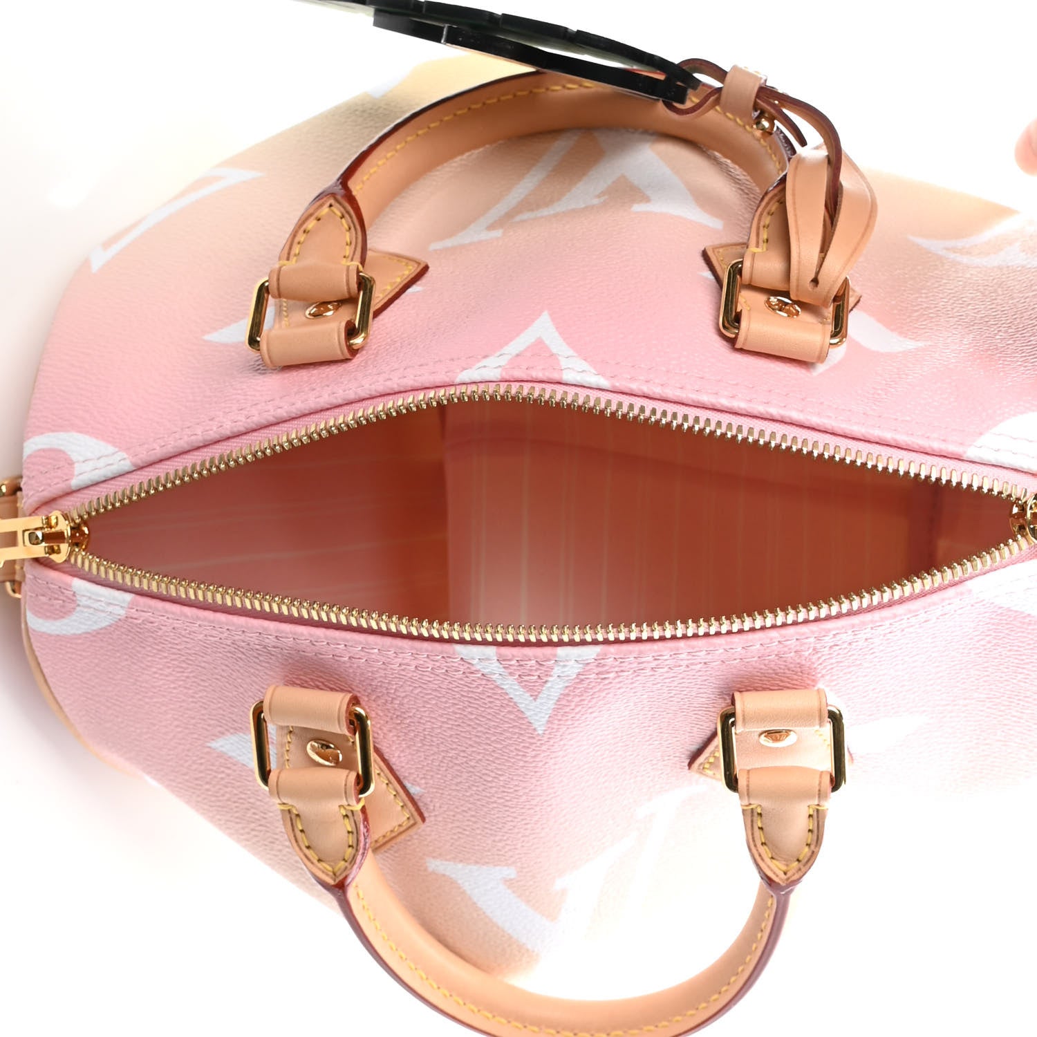 Louis Vuitton Monogram Giant By The Pool Speedy Bandouliere 25 Light Pink 4 of 4