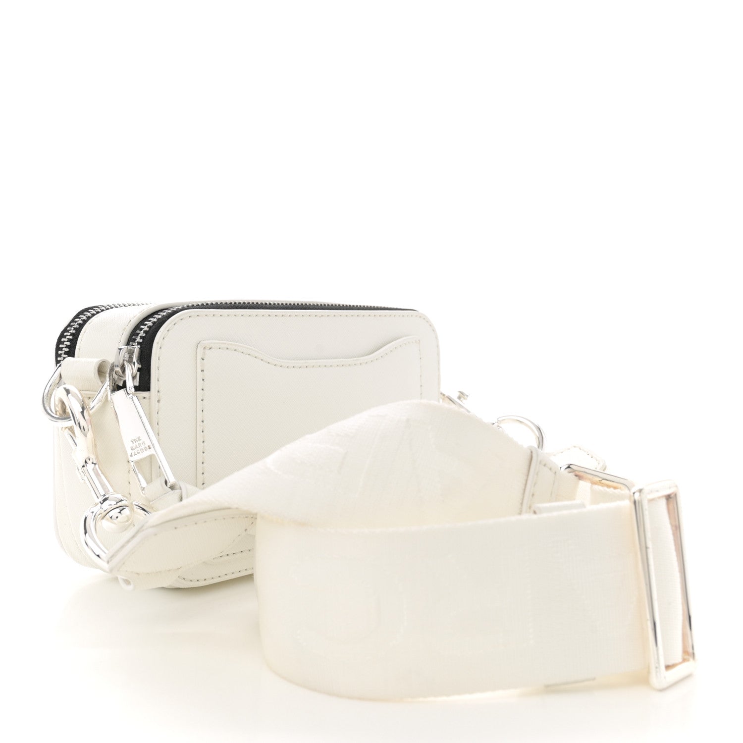 Marc Jacobs Saffiano Small Snapshot Camera Bag White 3 of 10