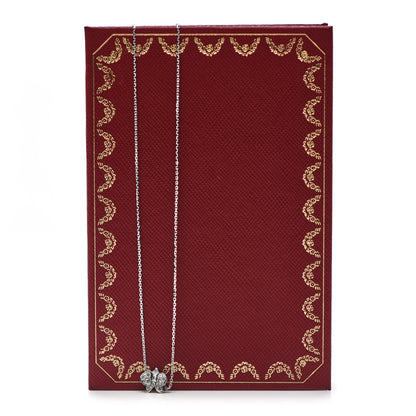 Cartier 18K White Gold Diamond Caresse D'Orchidees Par Cartier Necklace 6 of 6