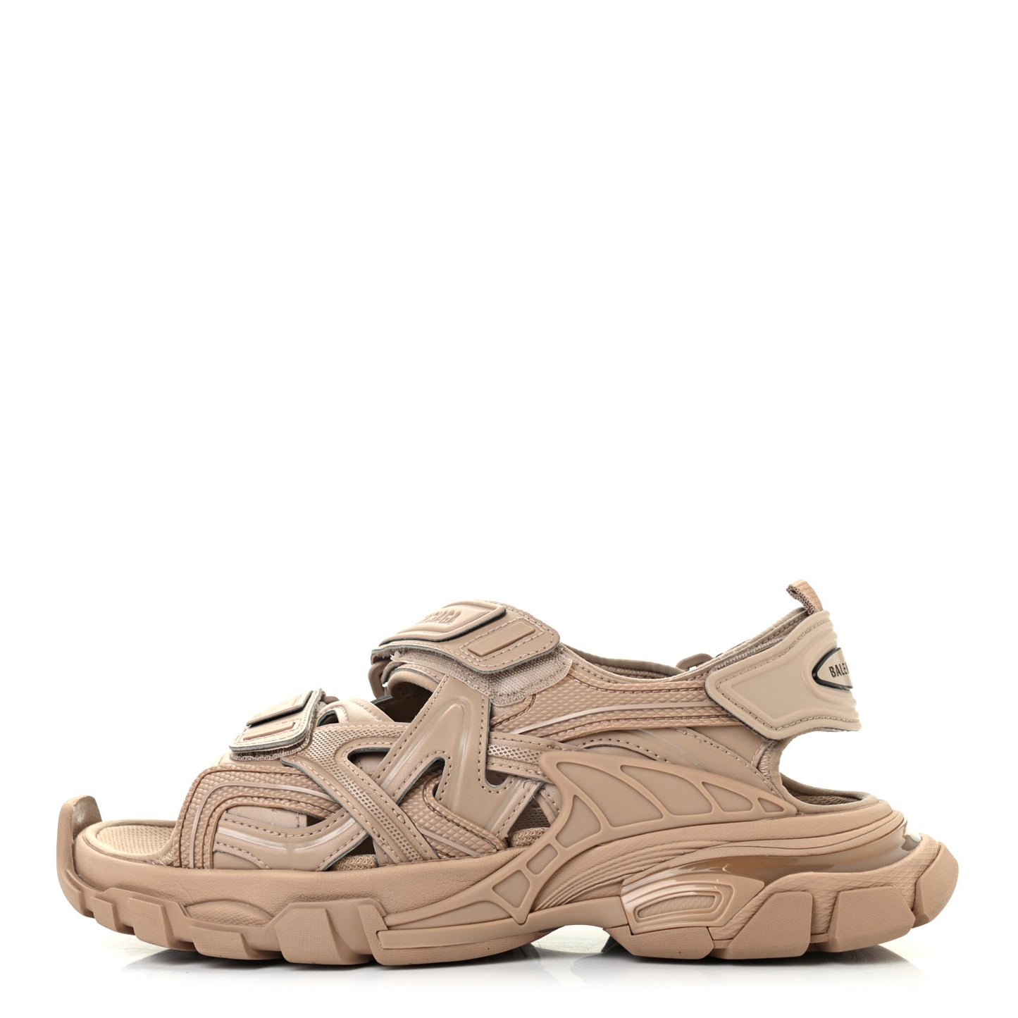 Neoprene Rubber Womens Track Sandals 39 Full Beige