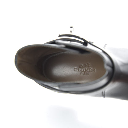 Hermes Calfskin Neo Low Boots 37 Black 8 of 9