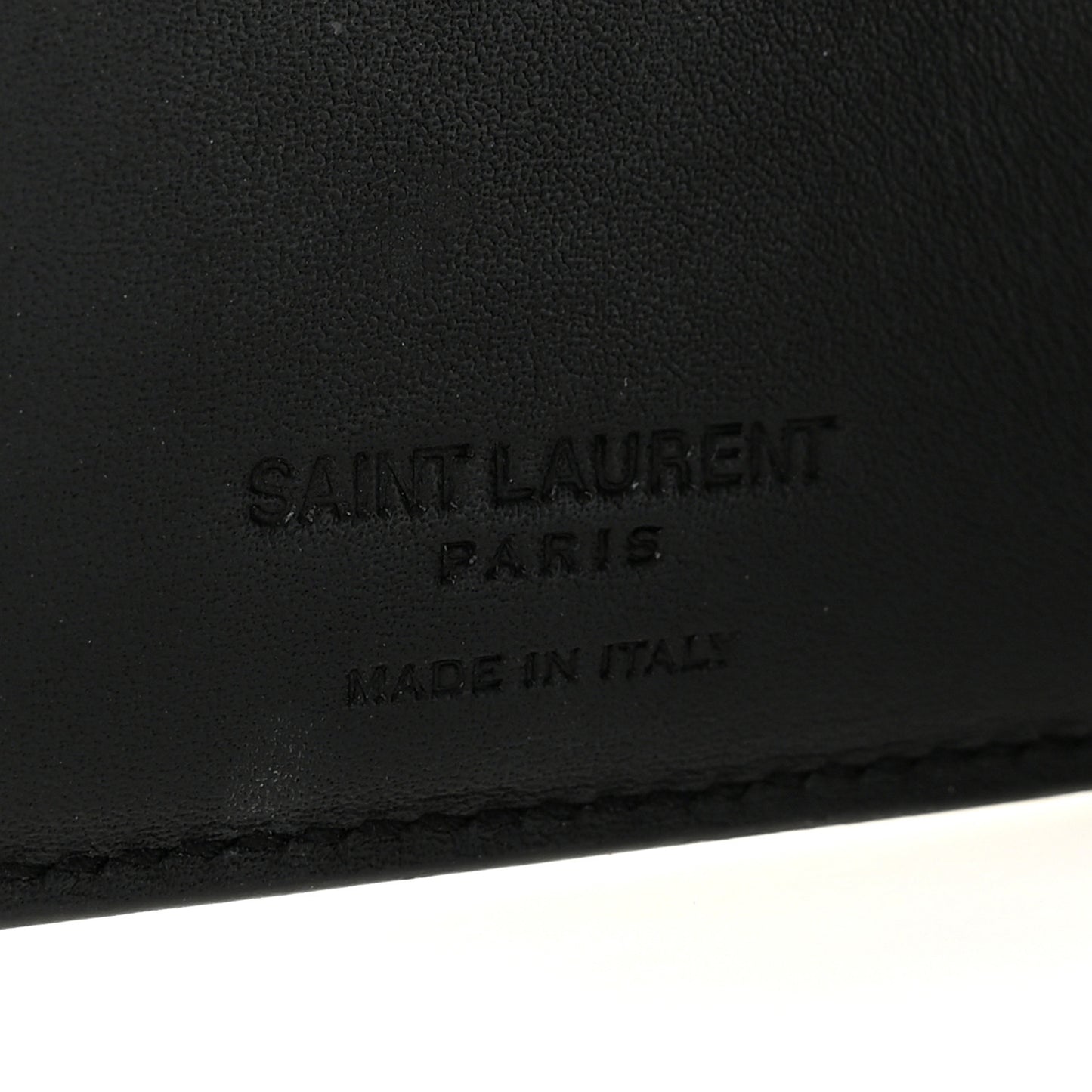 Crocodile Embossed Passport Holder Black