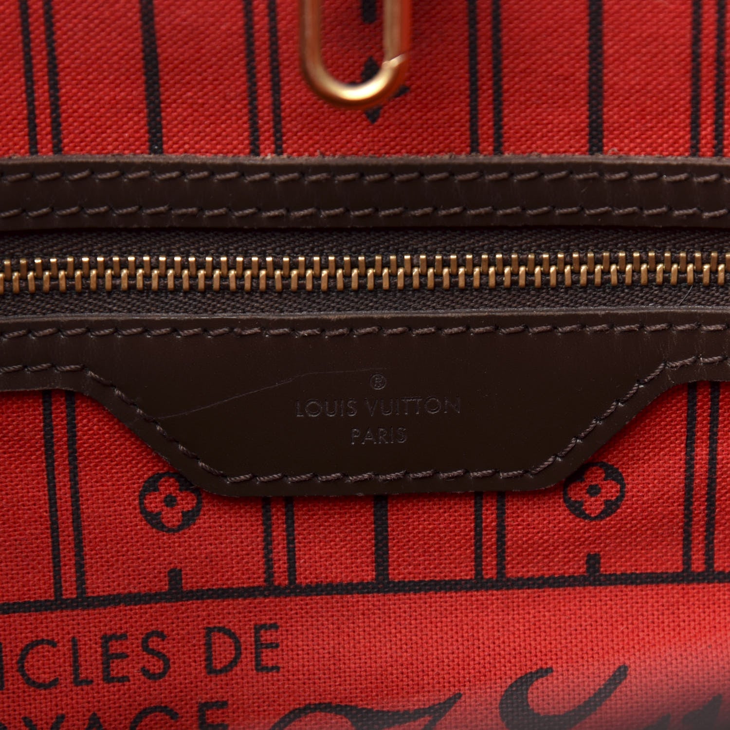Louis Vuitton Damier Ebene Neverfull MM 8 of 12