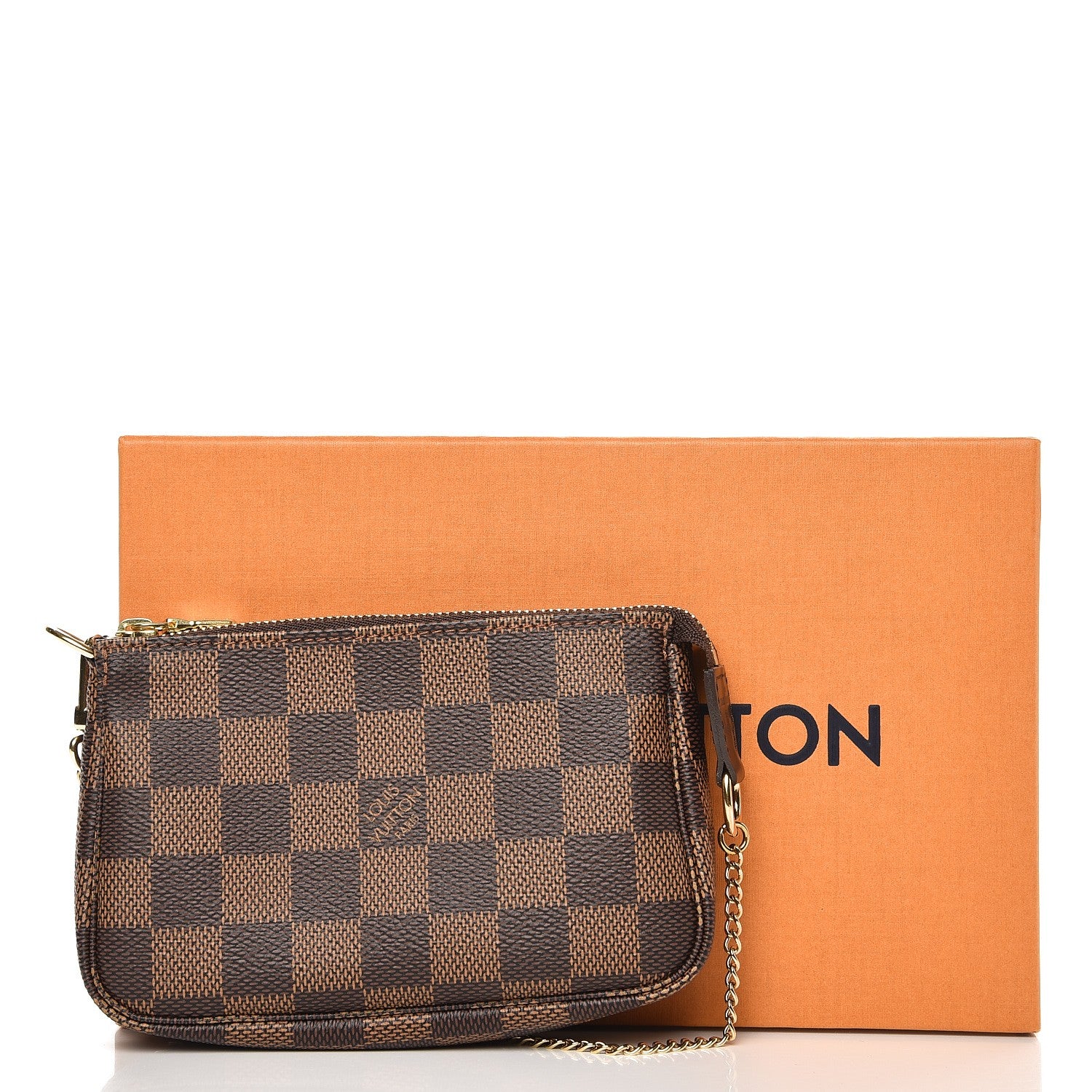 Louis Vuitton Damier Ebene Mini Pochette Accessories 8 of 8
