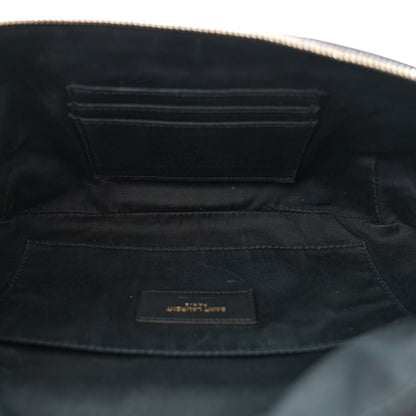 Saint Laurent Grain De Poudre Monogram Belt Bag Black 5 of 11