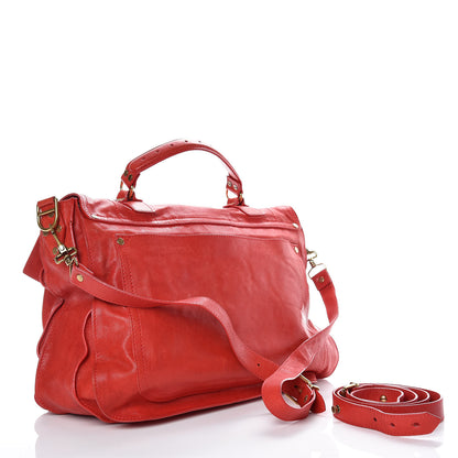 Proenza Schouler Lambskin PS1 Extra Large Satchel Lipstick Red 3 of 20