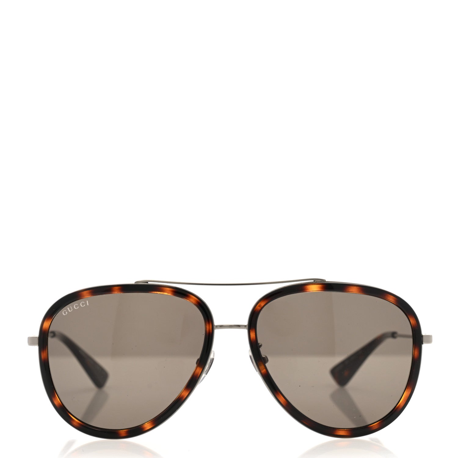 Gucci Aviator Sunglasses GG0062S Tortoise 2 of 8