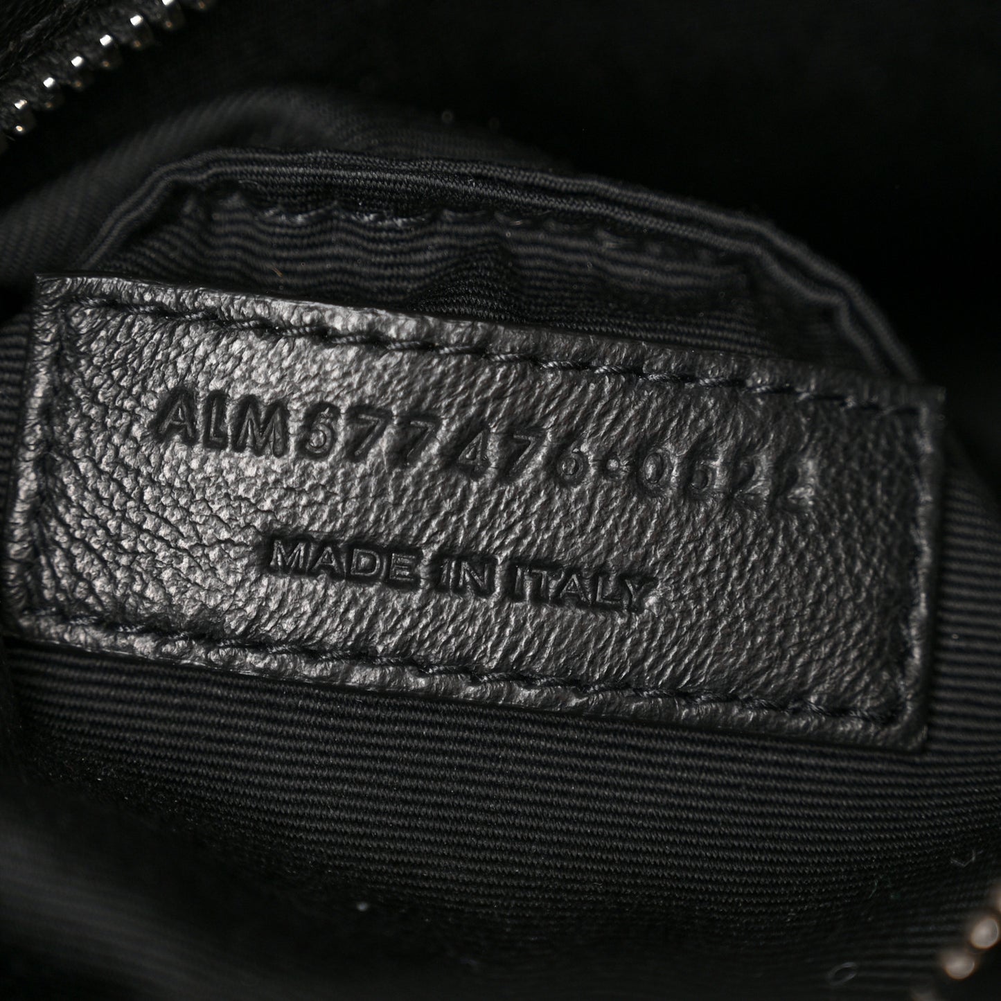 Lambskin Quilted Small Loulou Puffer Monogram Chain Satchel Black