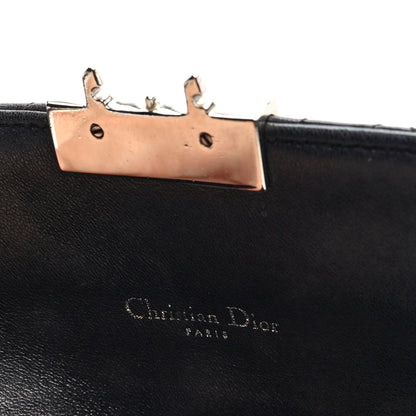 Christian Dior Lambskin Cannage Miss Dior Promenade Pouch Black 6 of 10