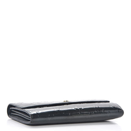 Louis Vuitton Vernis Sarah Wallet Blue Nuit 4 of 11