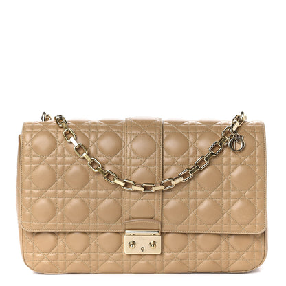 Christian Dior Lambskin Cannage Large Miss Dior Flap Beige 1 of 14