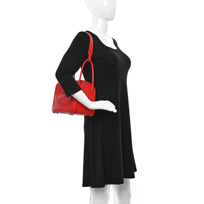 Hermes Taurillon Clemence Lindy 26 Rouge Tomate 2 of 16