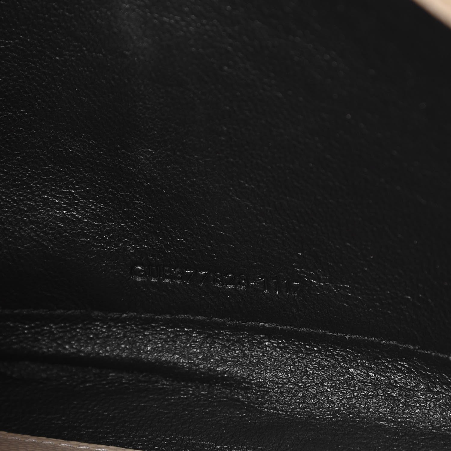 Saint Laurent Grain De Poudre Matelasse Chevron Monogram Chain Wallet Nude Powder 7 of 9
