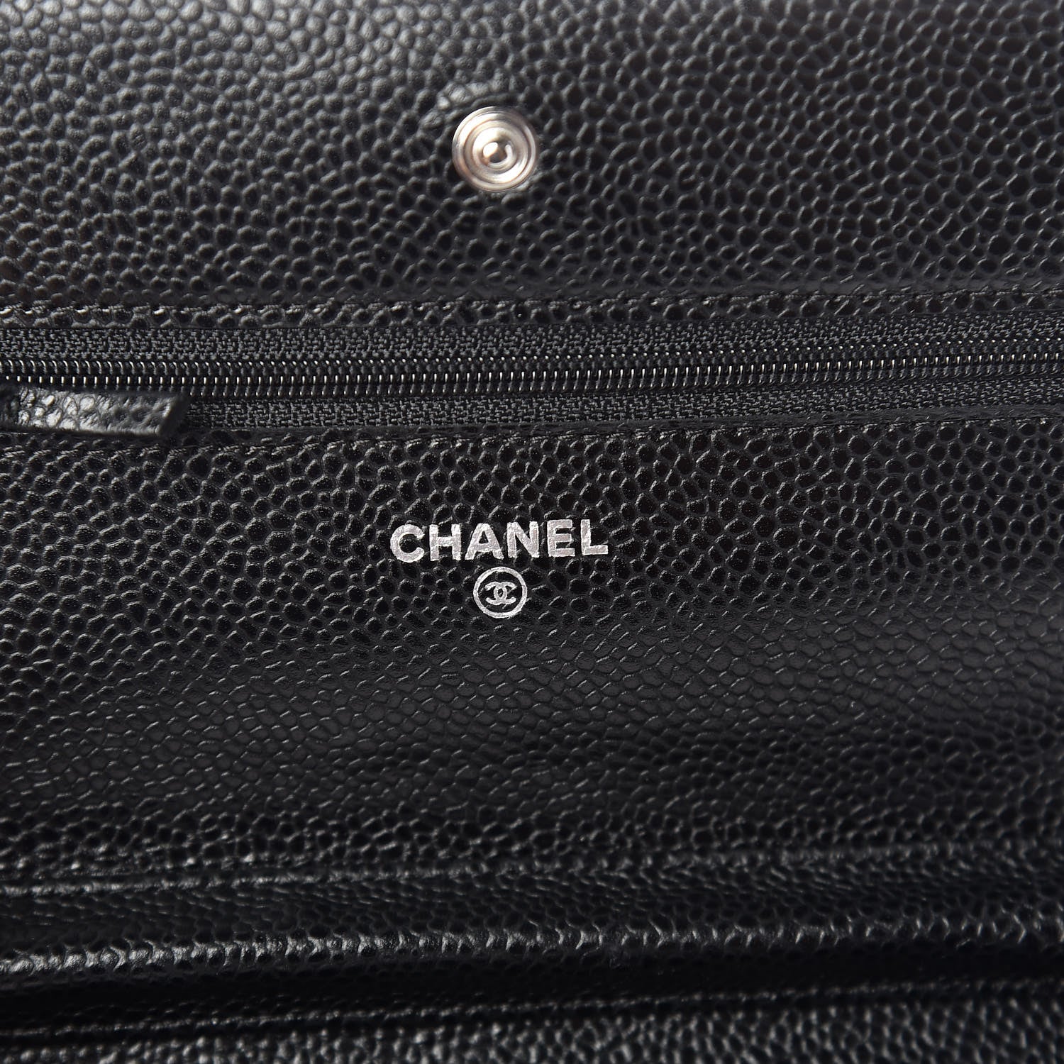 Chanel Caviar Quilted Wallet On Chain WOC Black 6 of 12
