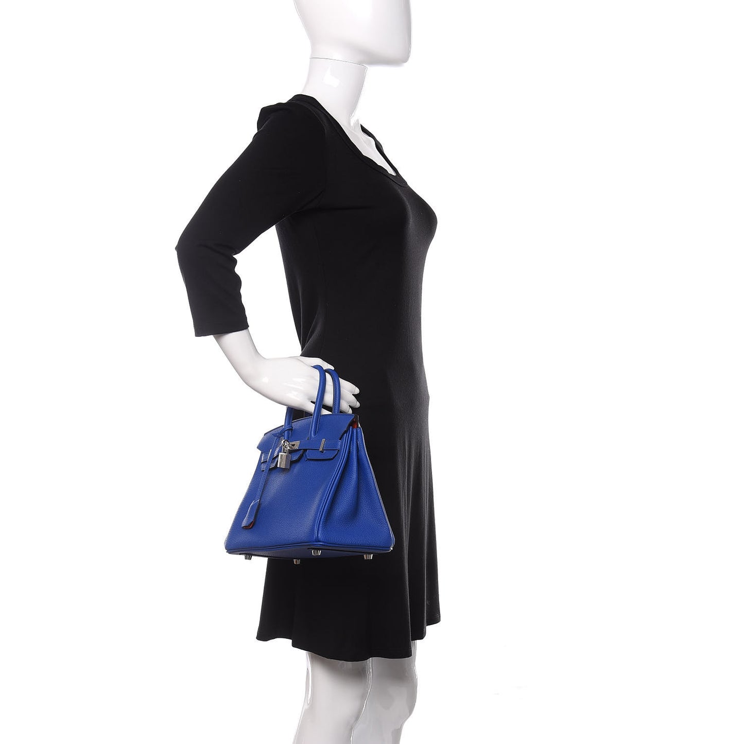 Togo Verso Birkin 25 Bleu Royal Capucine
