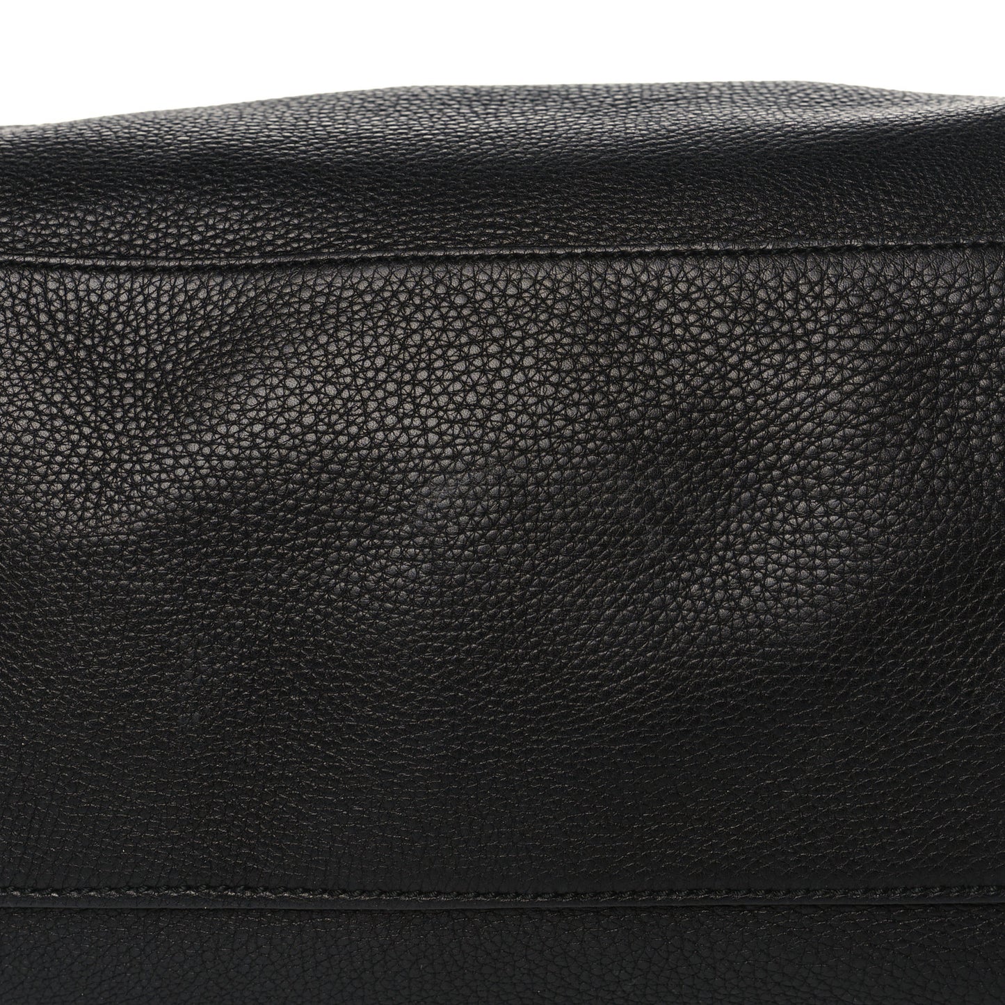 Calfskin Medium Emily Shoulder Bag Black