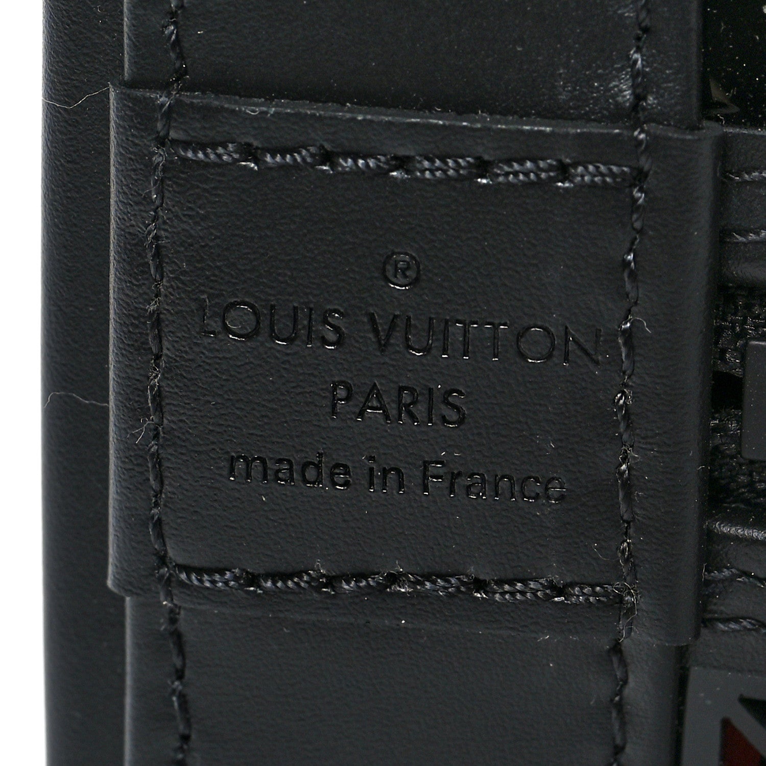 Louis Vuitton Patent Calfskin Laced Monogram Alma PM Black 7 of 10