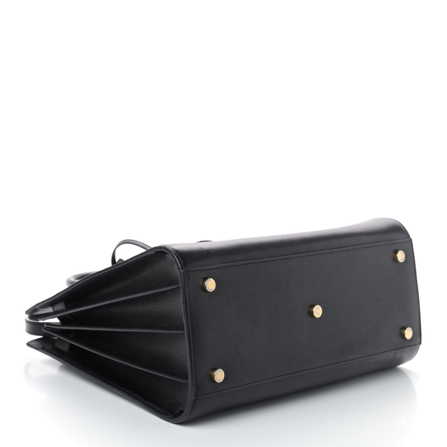 Calfskin Small Sac De Jour Black