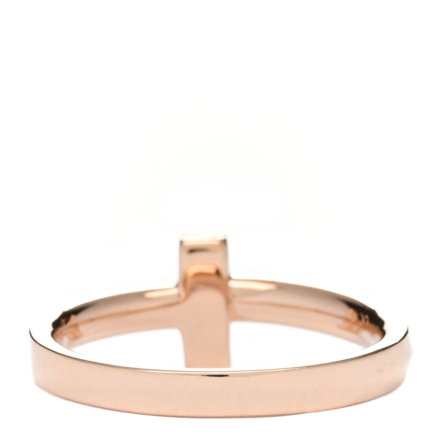 Tiffany 18K Rose Gold 2.5mm T T1 Ring 52 6 2 of 3
