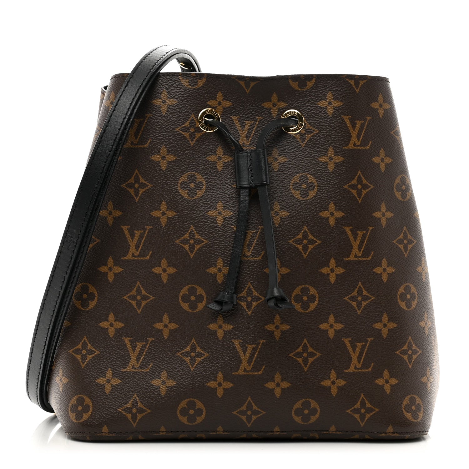 Louis Vuitton LOUIS VUITTON Monogram Neonoe MM Black 1 of 12