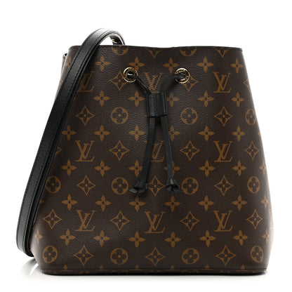 Louis Vuitton LOUIS VUITTON Monogram Neonoe MM Black 1 of 12