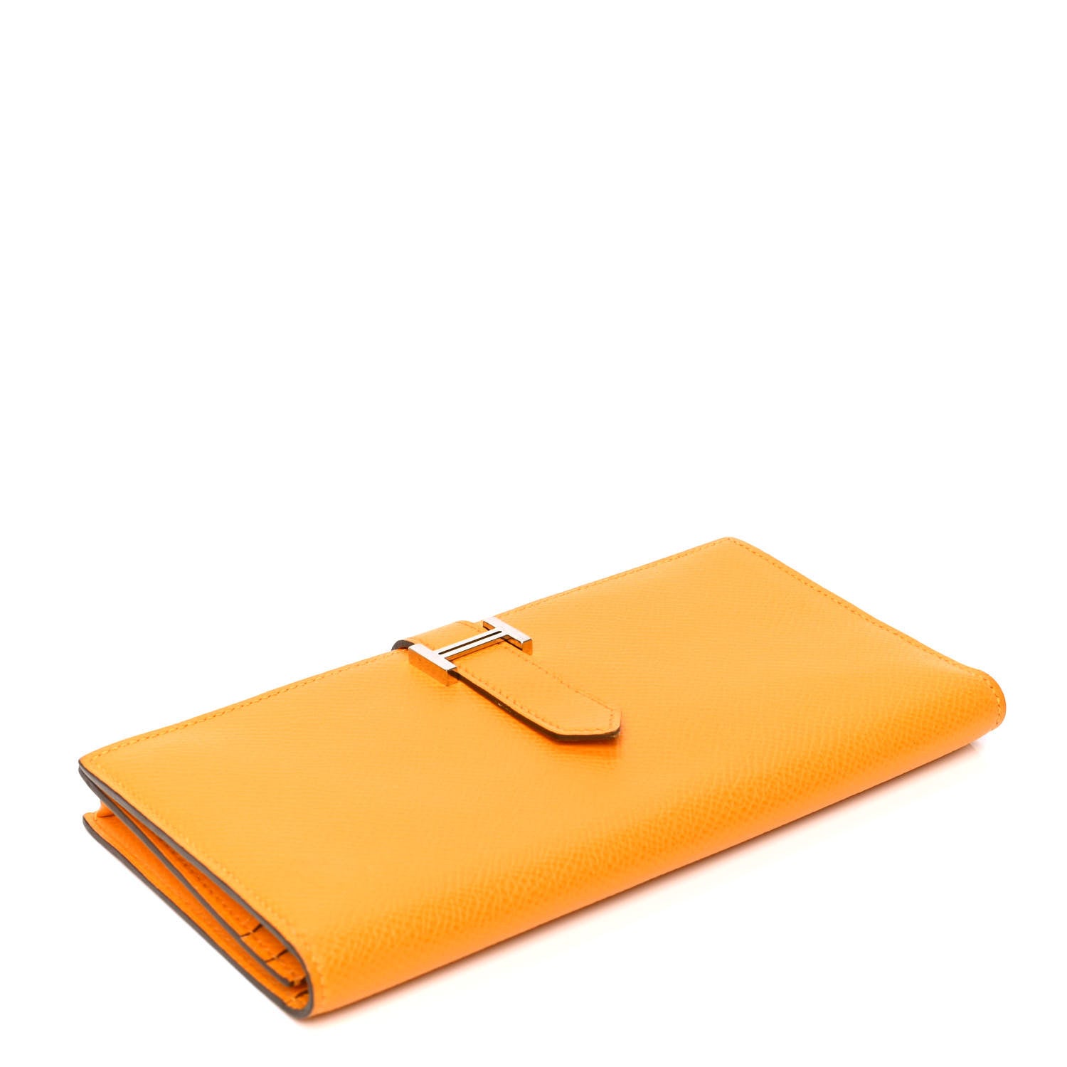 Hermes Epsom Bearn Gusset Wallet Jaune 4 of 6