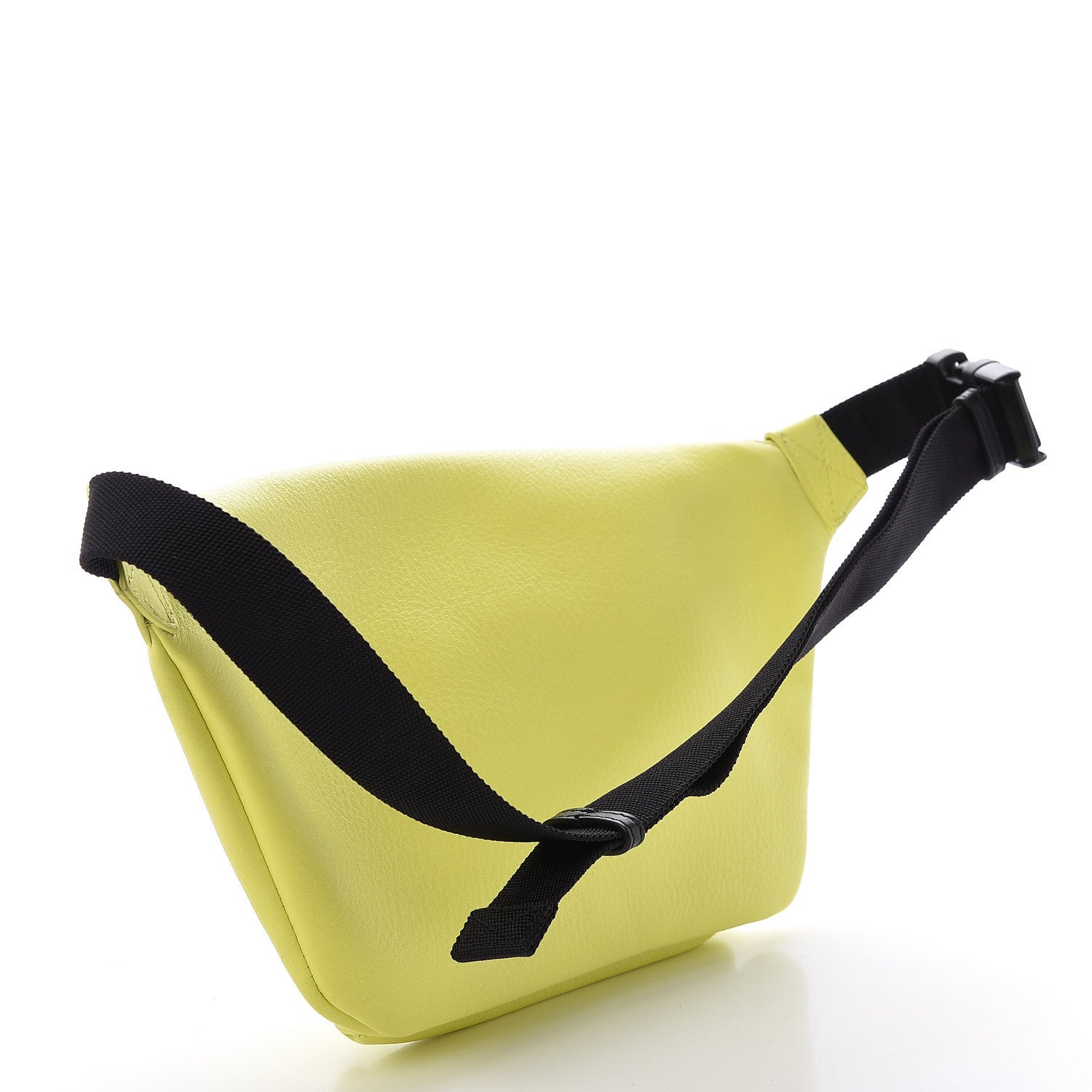 Balenciaga Smooth Calfskin Logo Large Everyday Beltpack Acid Green 3 of 12